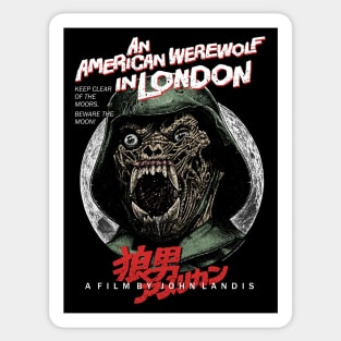 An American werewolf In London, Beware the moon, Cult Classic Sticker